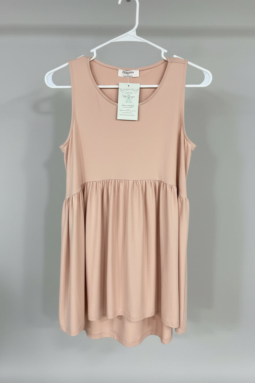 Pink Sleeveless Top