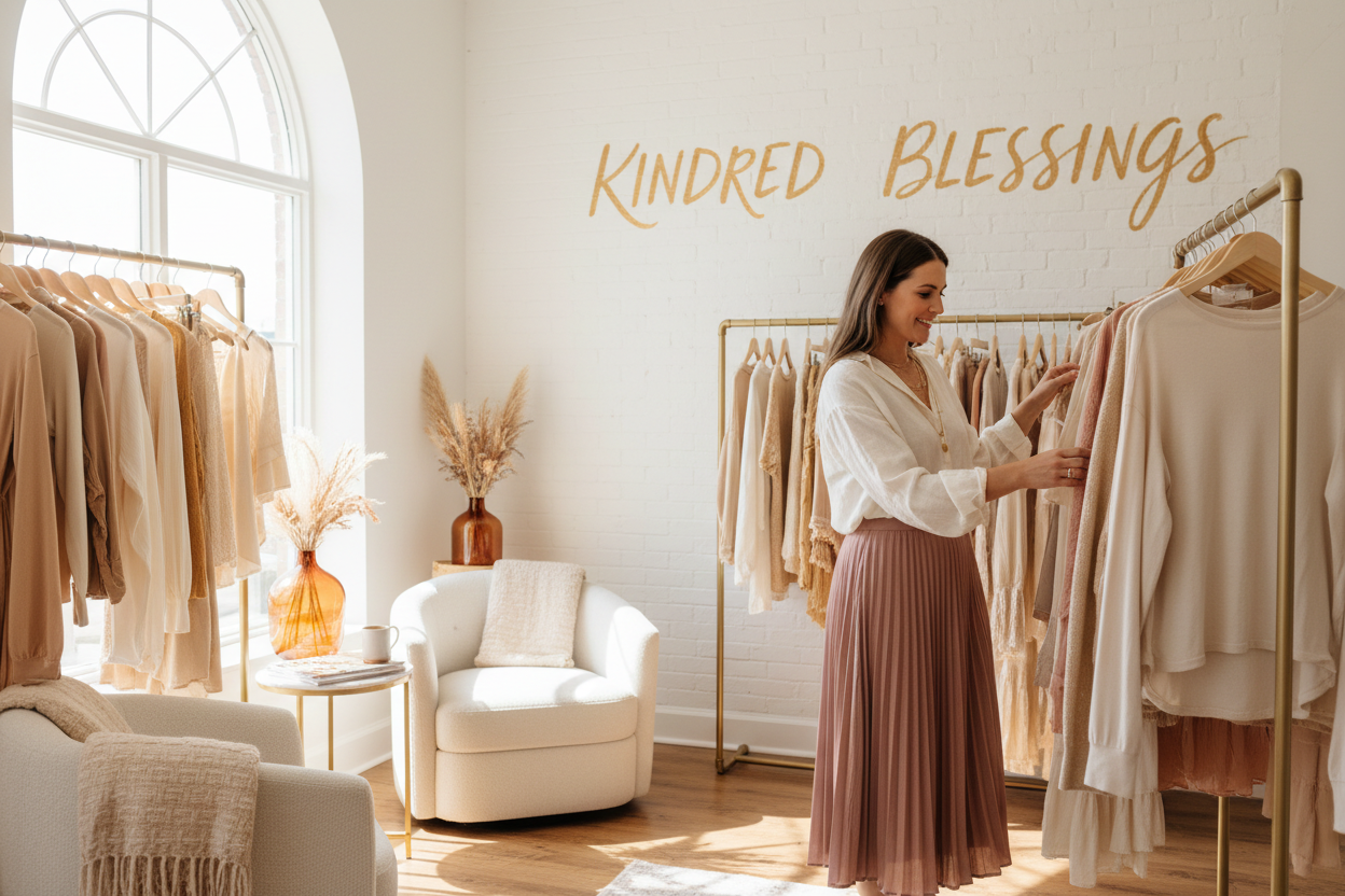 Kindred Blessings Boutique Clothing Banner
